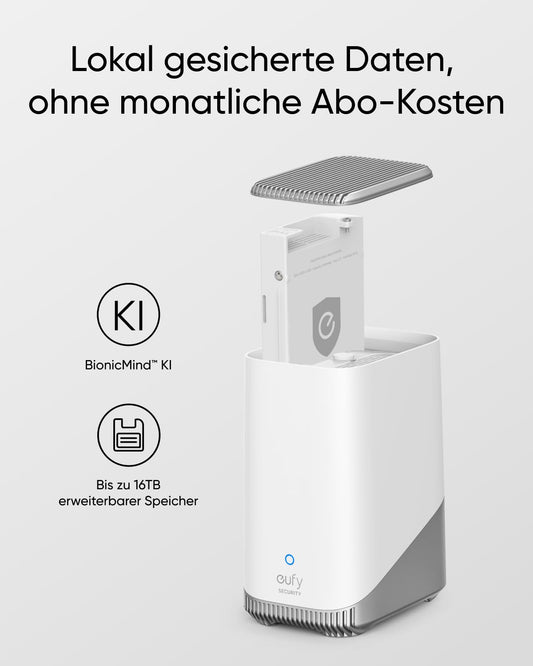 eufyCam S3 Pro 4-Kamera-Set, 4K Kabellose Solar-Überwachungskamera Außen, MaxColor Nachtsicht, Forever Power 2.0, Gesichtserkennung-KI, Erweiterbarer Lokaler Speicher, Ohne Montaliche ABO-Kosten