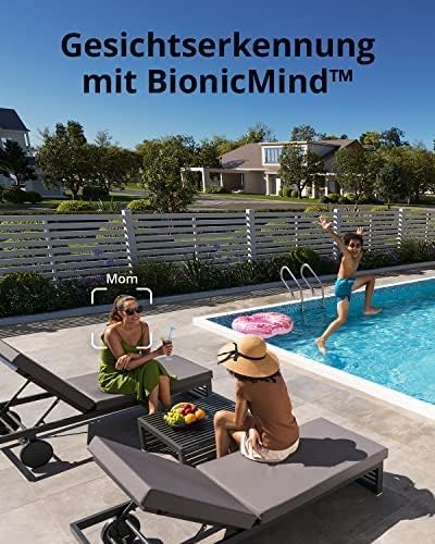 eufy Security S330 eufyCam 3, überwachungskamera aussen, 4K kabellose überwachungskamera solar 2+1 mit Gesichtserkennung K.I., Farbige Nachtsicht, Erweiterbarer Speicher 16TB, Gebührenfreie Nutzung