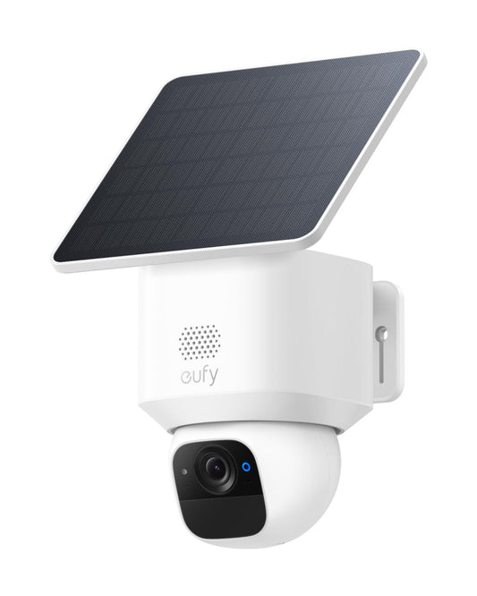 eufy eufyCam Solo E30, Solar Überwachungskamera Außen, 360° Schwenk, KI-Tracking, 2K-Qualität, Kabellos, eufy Sicherheitskamera Outdoor, Kompatibel mit HomeBase S280 & S380, Ohne Monatliche Abo-Kosten